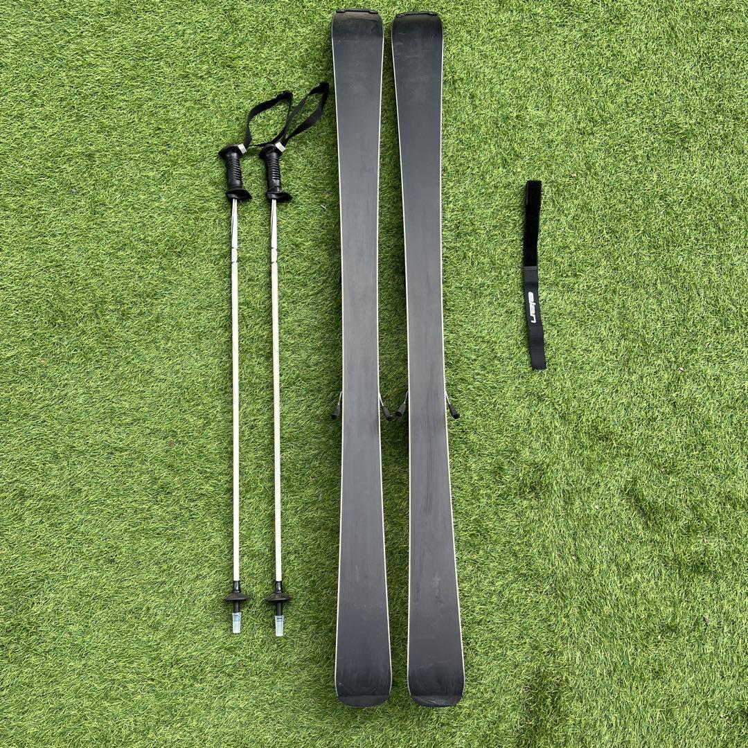ELAN スキーセット 黒　ビンディング　151cm