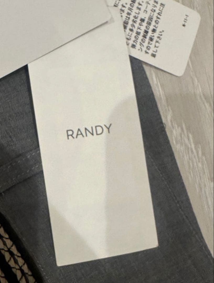 RANDY 20SS Burned ハイウエストフリンジパンツ