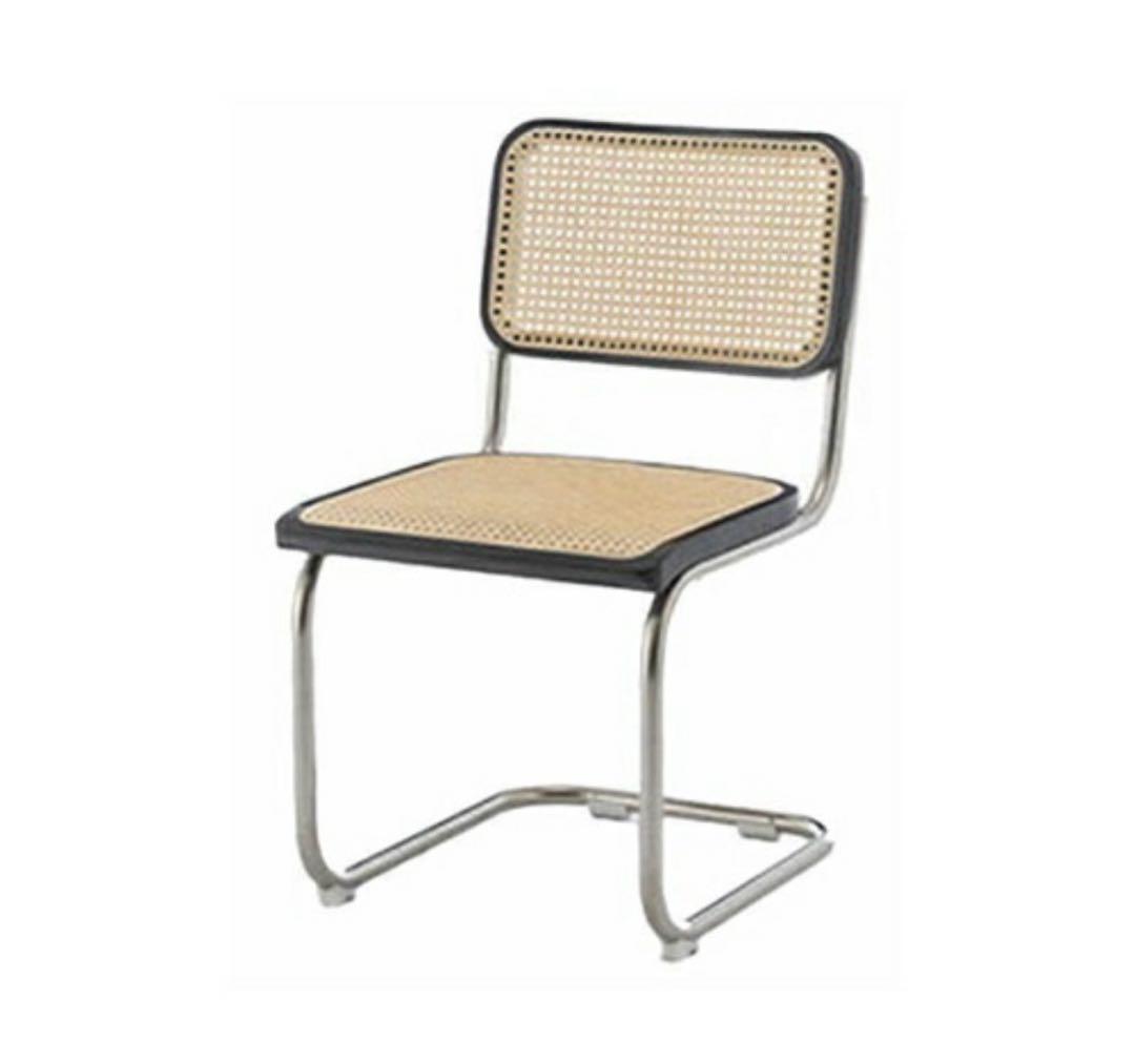 チェスカチェア風　ラタン　ダイニングチェア