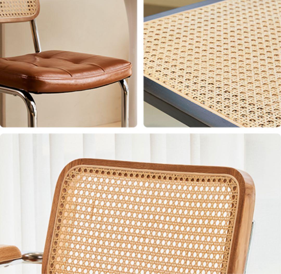 チェスカチェア風　ラタン　ダイニングチェア