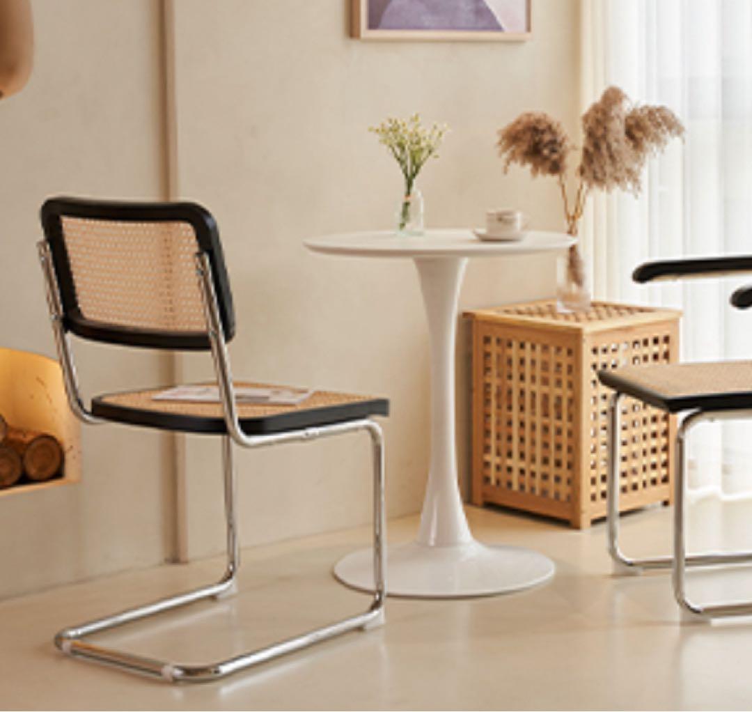 チェスカチェア風　ラタン　ダイニングチェア