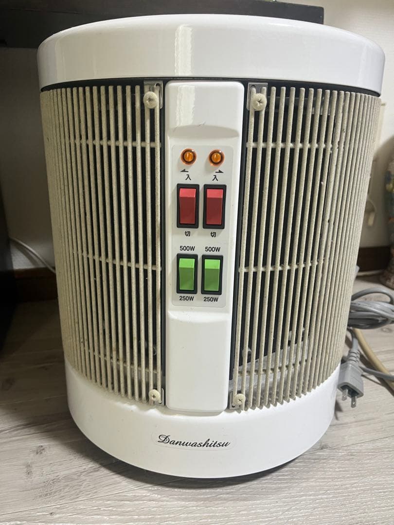 暖話室1000型DAN1000-R16 ストーブ 1000W ホワイト