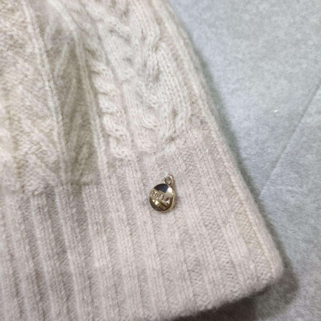 新品 FURLA 洗えるカシミヤ100% リバーシブルワッチ