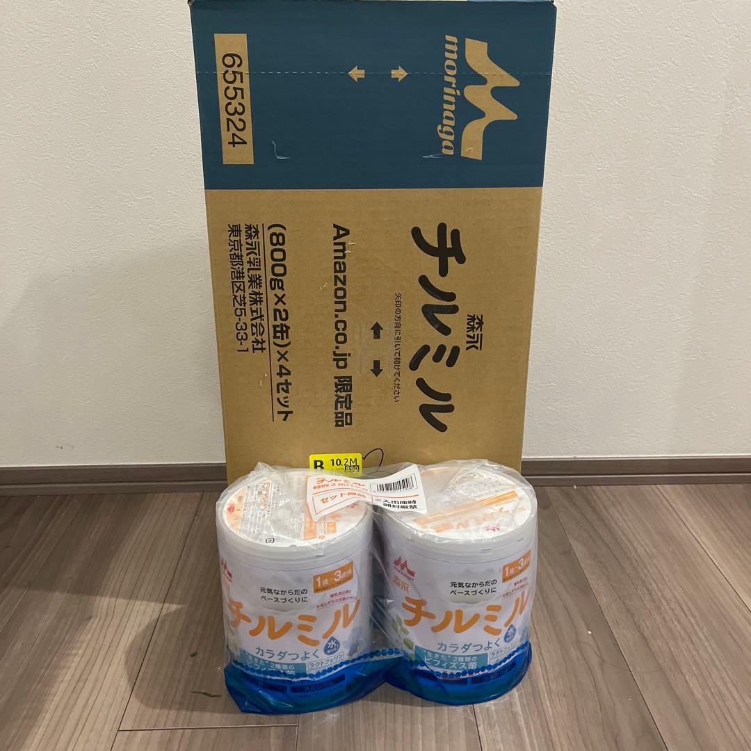 チルミル 800×8 缶 ベビー ミルク