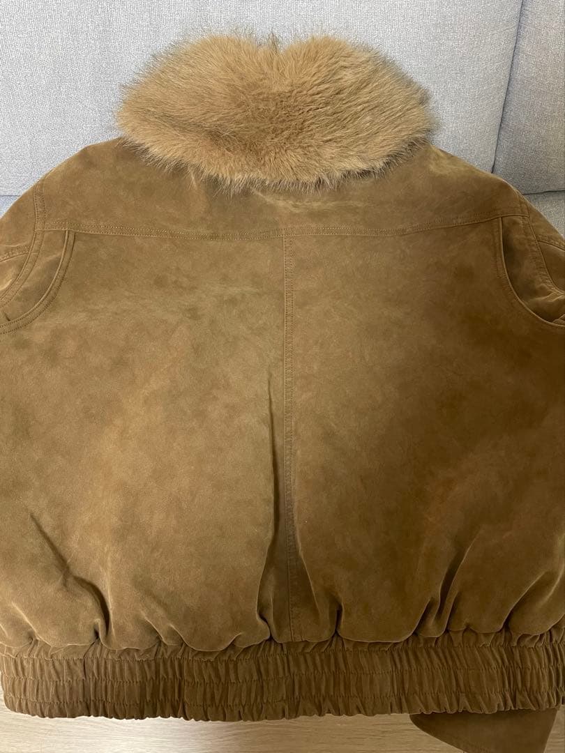 SLY WASHED PUFFER ブルゾン ベージュ