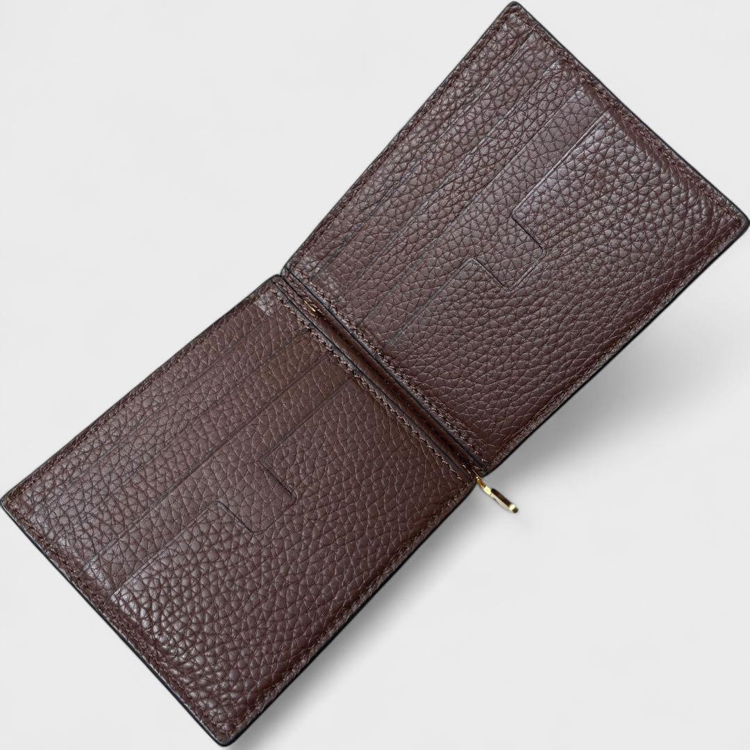 美品✨ TOM FORD トムフォード マネ－クリップ 二つ折り財布 カード入れ