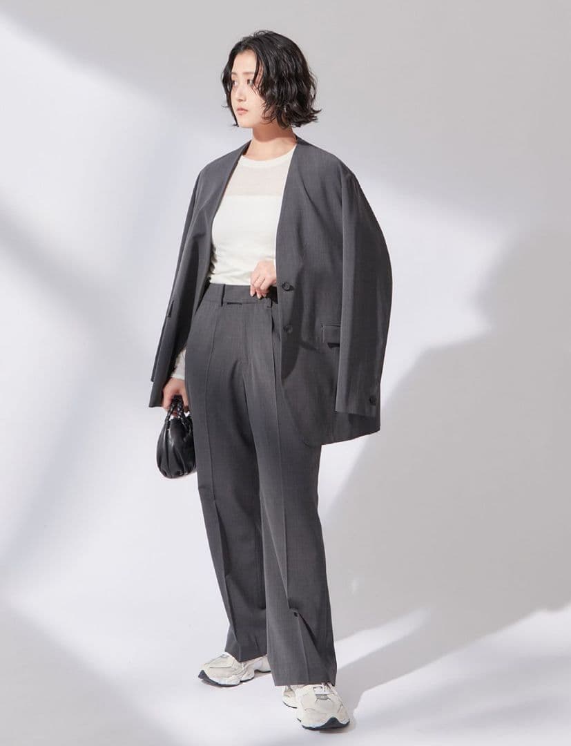 JOURNAL STANDARD L'ESSAGE ノーカラージャケット