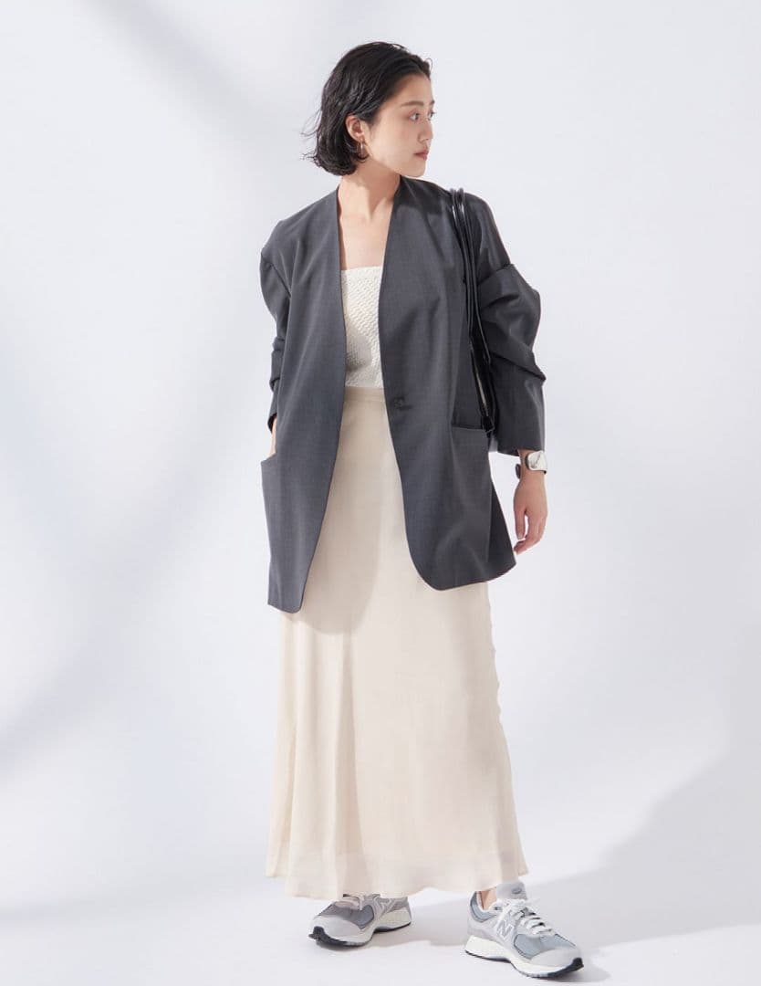 JOURNAL STANDARD L'ESSAGE ノーカラージャケット