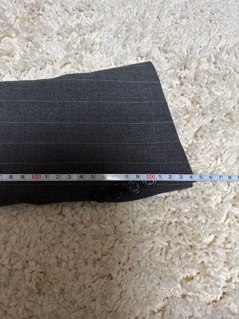 CEEKAY POLORALPH LAURENグレー ストライプ スーツ