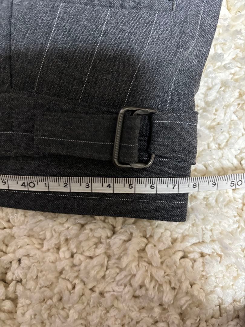 CEEKAY POLORALPH LAURENグレー ストライプ スーツ