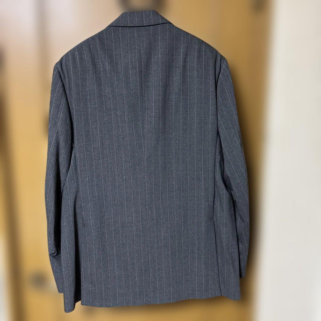 CEEKAY POLORALPH LAURENグレー ストライプ スーツ