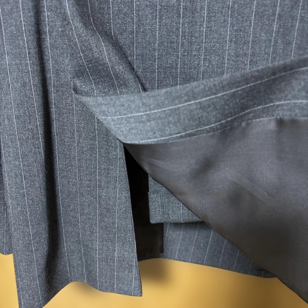 CEEKAY POLORALPH LAURENグレー ストライプ スーツ