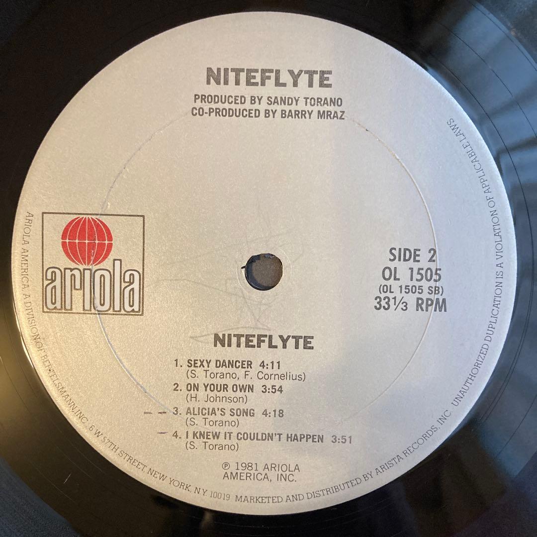 Niteflyte アルバム レコード USオリジナル