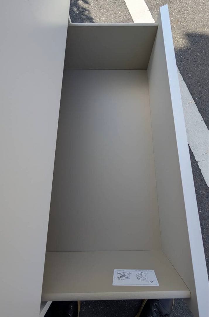 Min　美品IKEA MALM(マルム) チェスト 3段　幅80