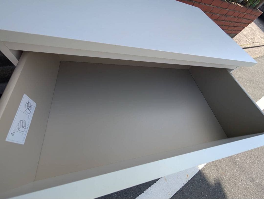 Min　美品IKEA MALM(マルム) チェスト 3段　幅80