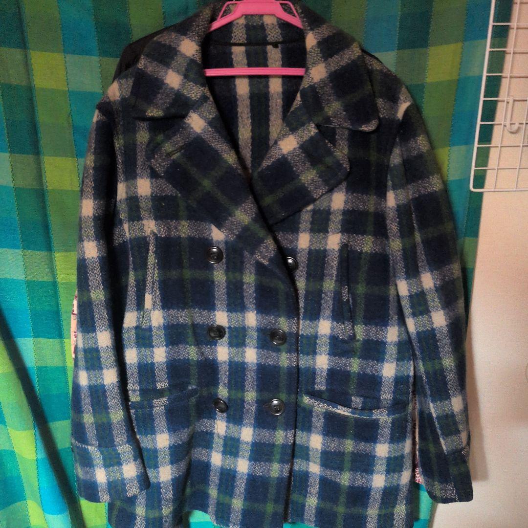 ☆希少☆ HERCULES ヘラクレスオンブレチェック ピーコート ヴィンテージ