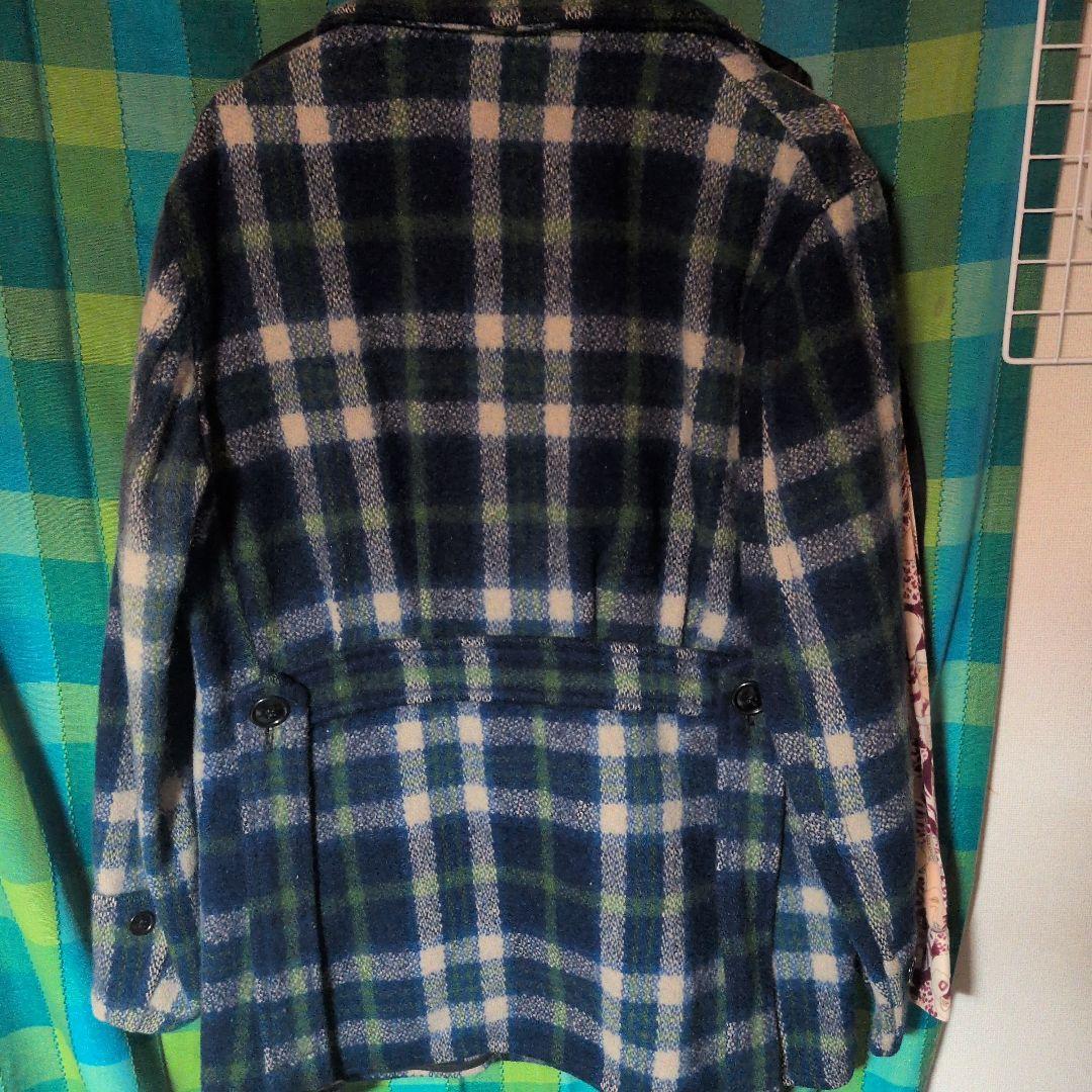 ☆希少☆ HERCULES ヘラクレスオンブレチェック ピーコート ヴィンテージ