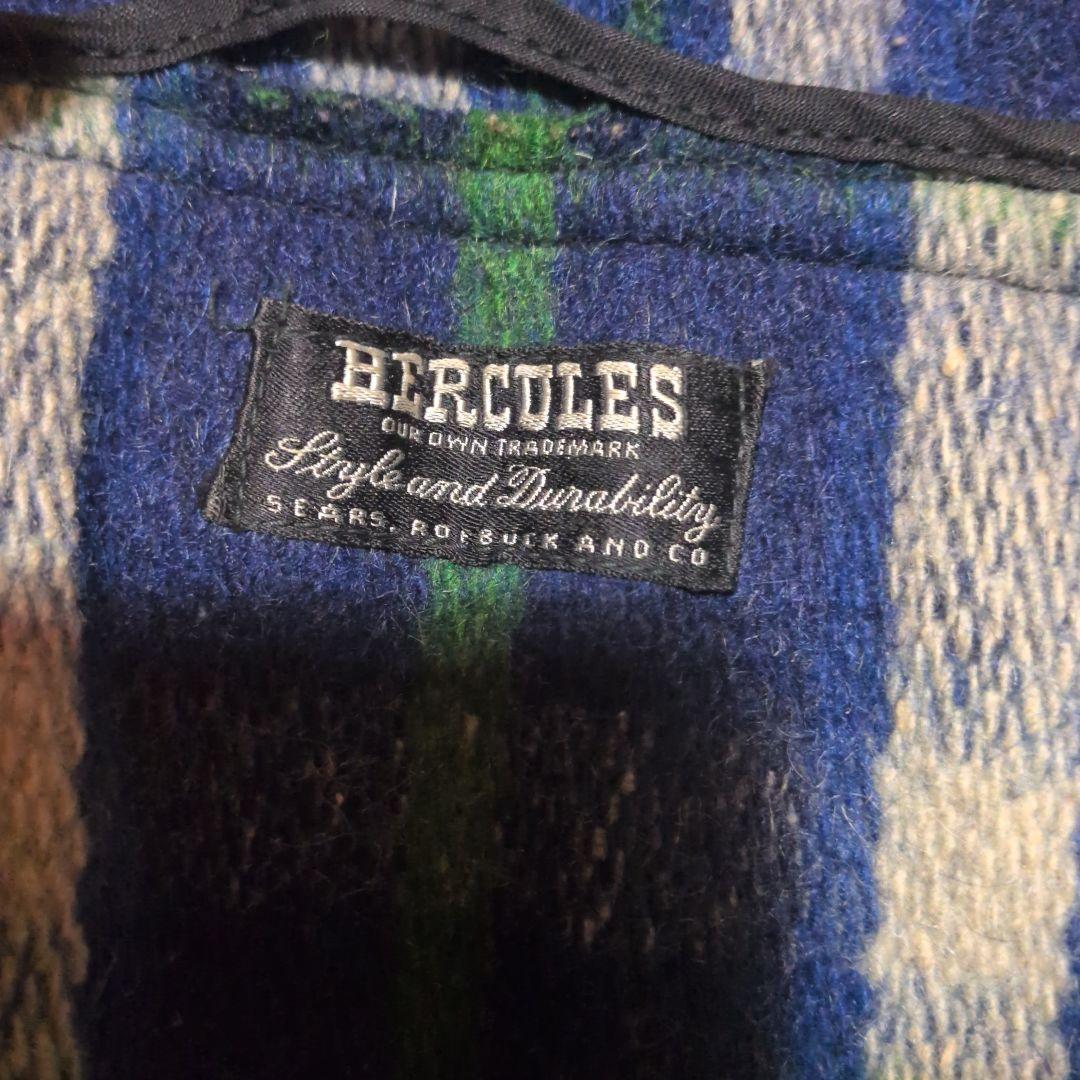 ☆希少☆ HERCULES ヘラクレスオンブレチェック ピーコート ヴィンテージ