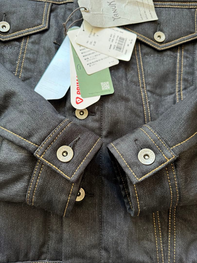 【YANUK】未使用24AW パデッドジーンジャケット　Sサイズ