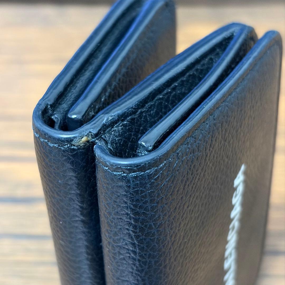 バレンシアガ　エブリデイ　三つ折りコンパクト財布　ブラック