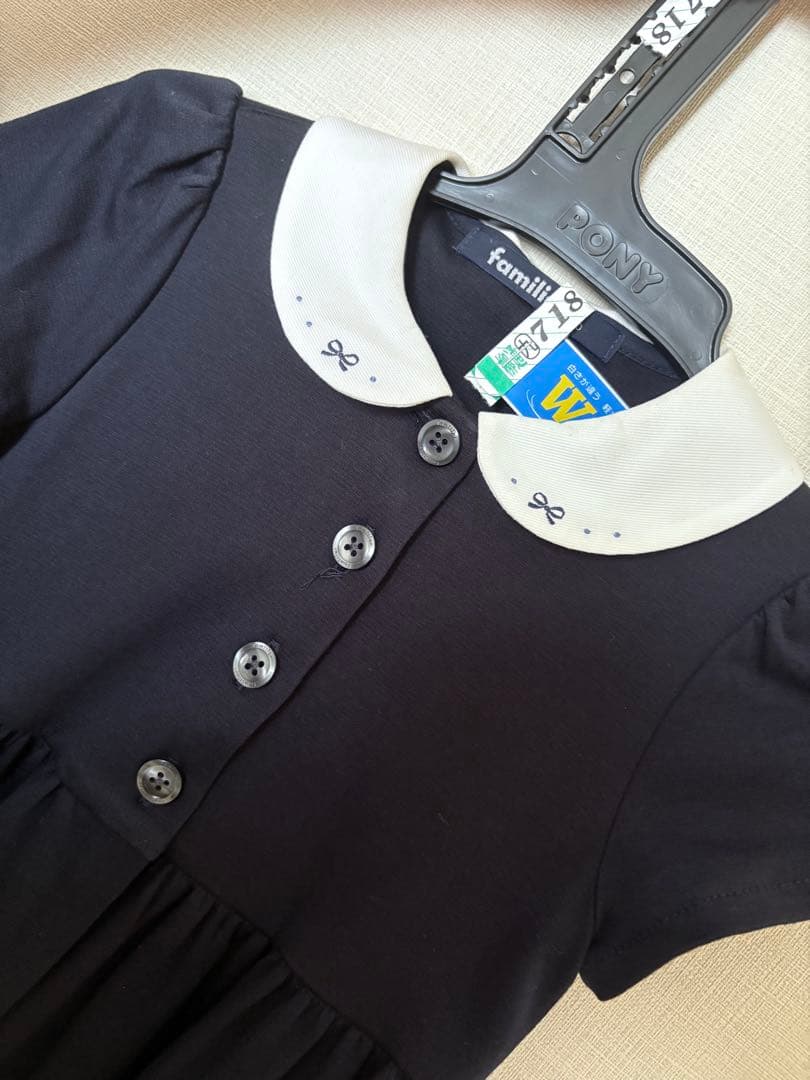 ファミリア　ネイビー 幼稚園受験