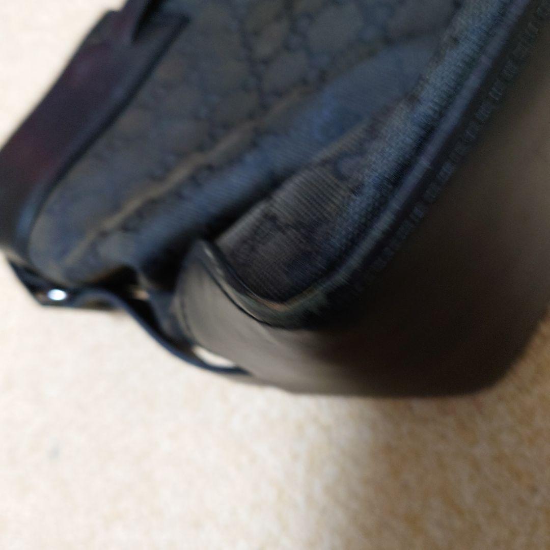 r*m様 GUCCI グッチ トートバッグ GGキャンパス×レザー ブラック