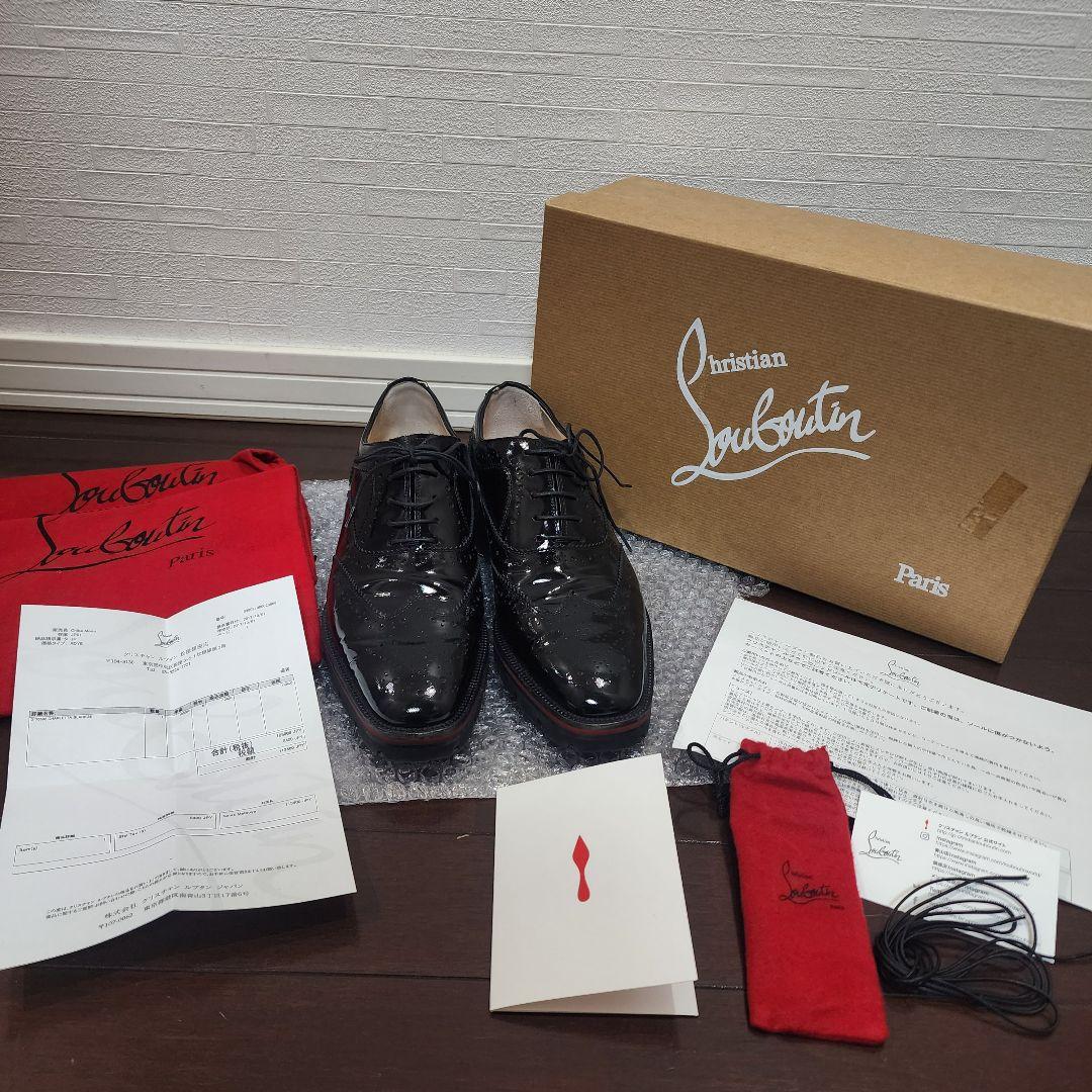 Christian Louboutin☆エナメルシューズ☆オックスフォード☆38