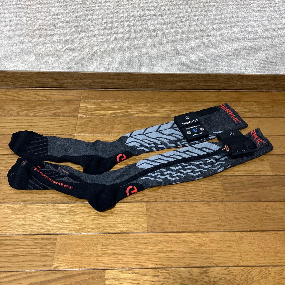 【スキー・スノボ用ソックス】サーミック（THERM-IC）電熱ソックス