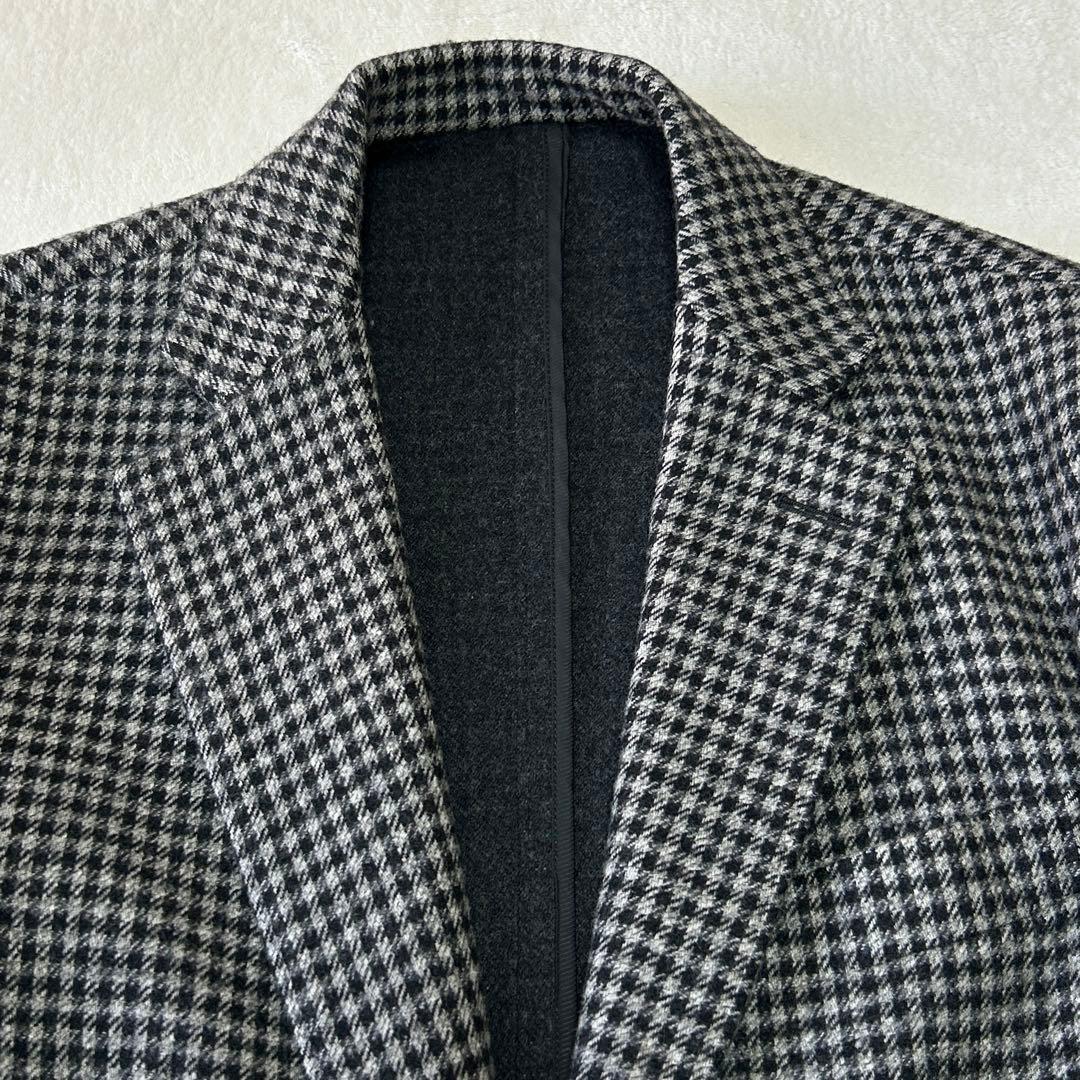 美品 エディフィス ロロピアーナ ダブルフェイス シングルチェスターコート42