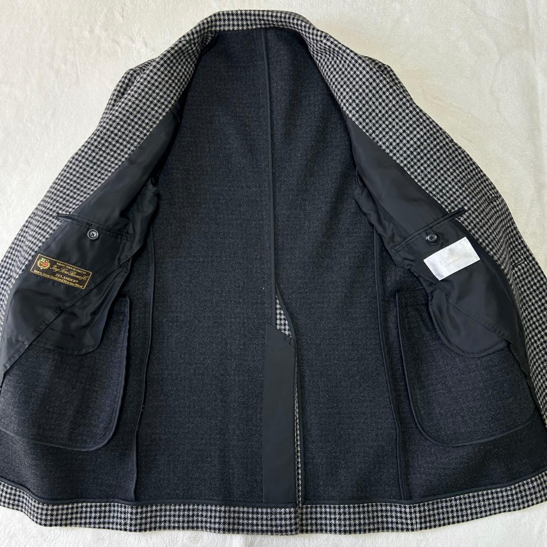 美品 エディフィス ロロピアーナ ダブルフェイス シングルチェスターコート42