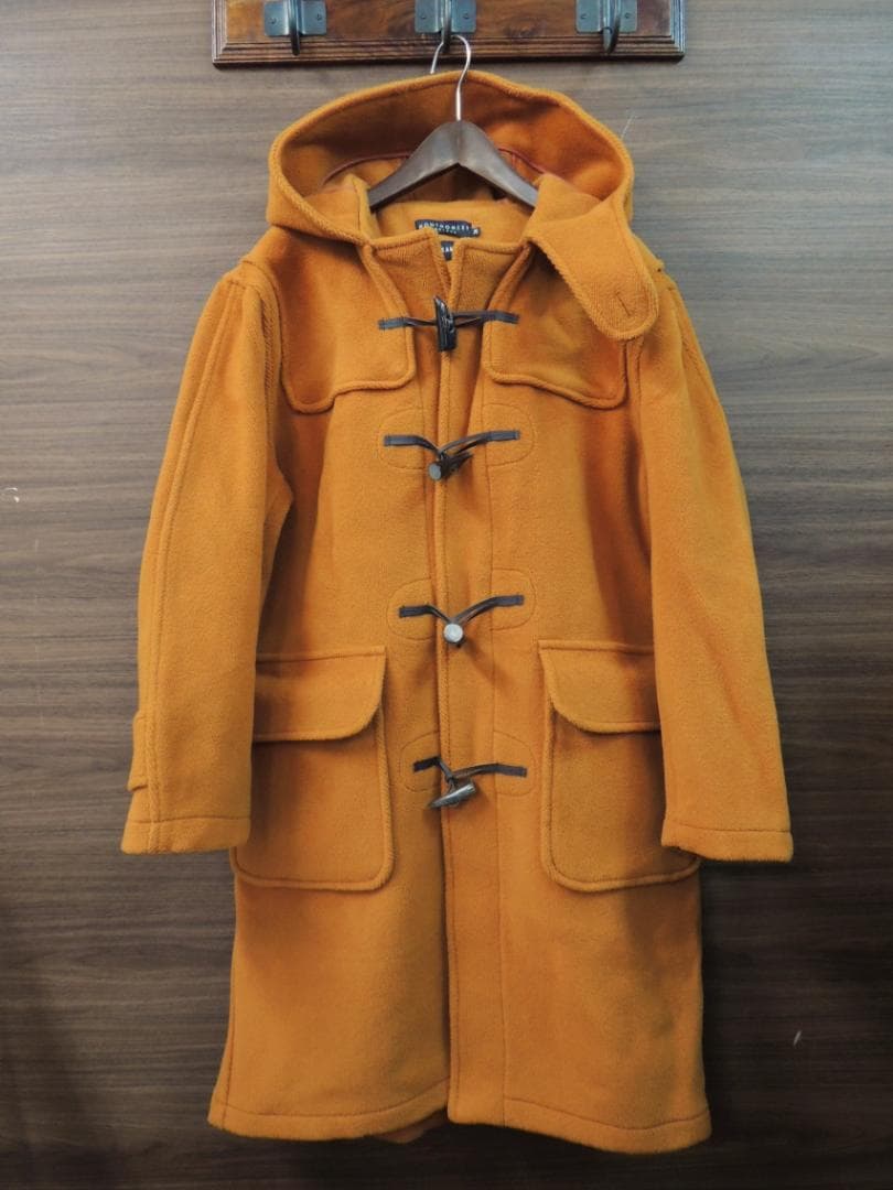 ビームス 別注 モンゴメリー ルーズフィット ダッフル コート 36 オレンジ