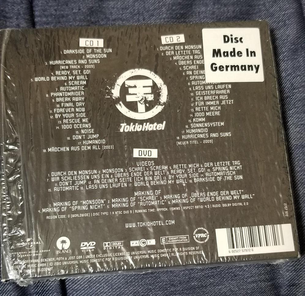 輸入盤　TOKIO HOTEL DVD付き BEST OF
