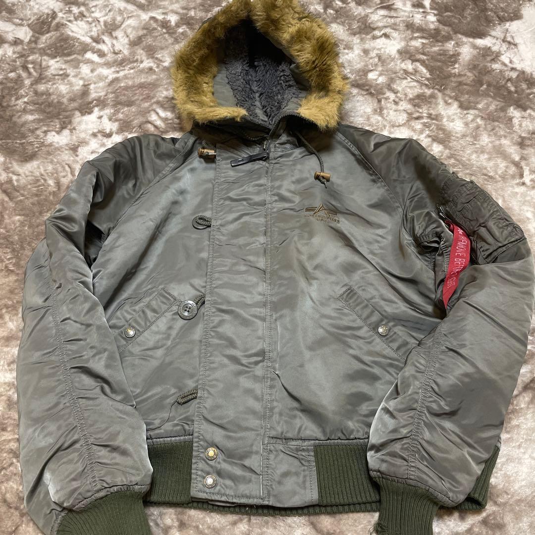 骸*骨様 ALPHA INDUSTRIES N-2B フライトジャケット 短丈