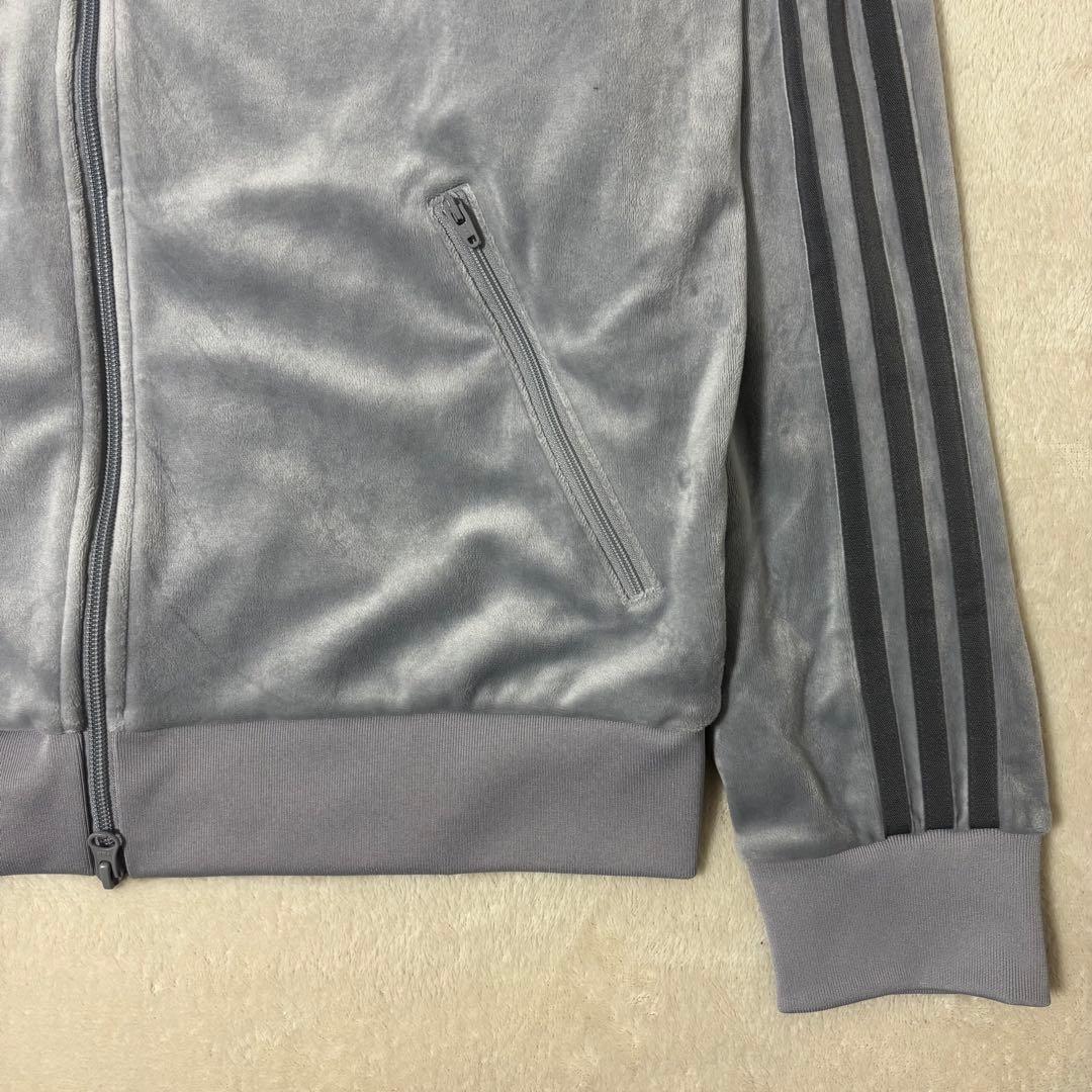 アディダス　ベロアトラックジャケット　グレー　ベッケンバウアー