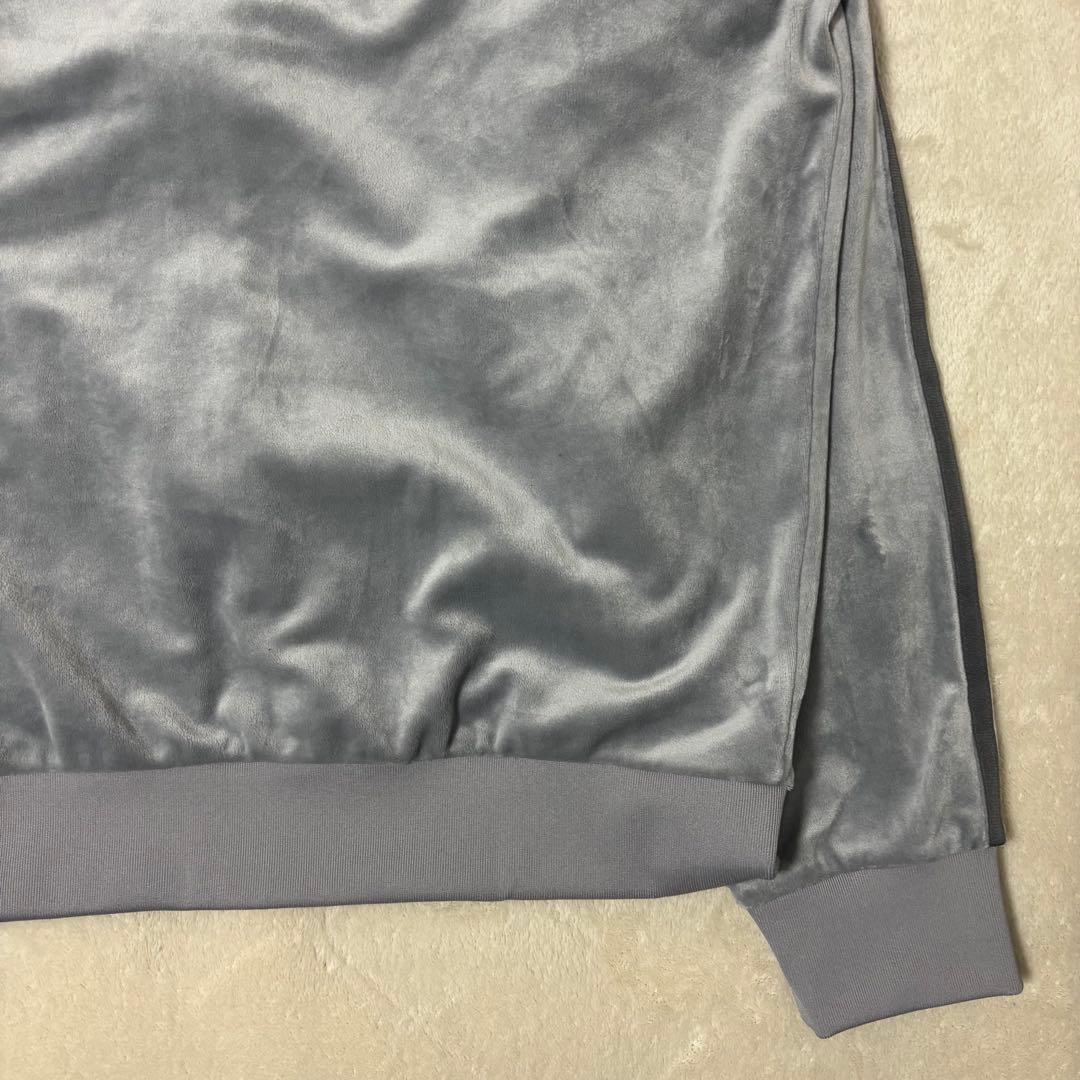 アディダス　ベロアトラックジャケット　グレー　ベッケンバウアー