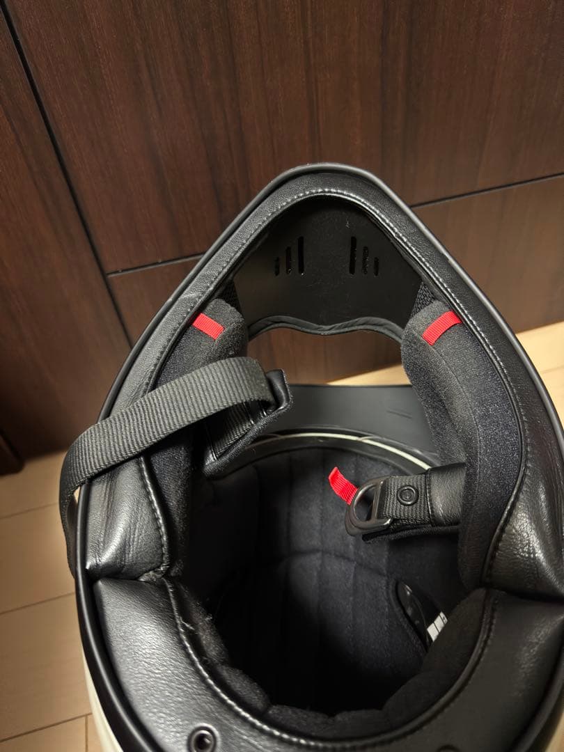 ショーエイヘルメット　EXゼロ オフホワイトLサイズ