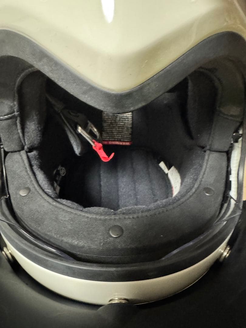 ショーエイヘルメット　EXゼロ オフホワイトLサイズ