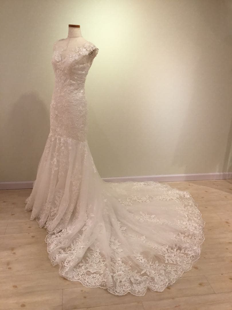 は*か様 オフホワイト マーメイドウェディングドレス