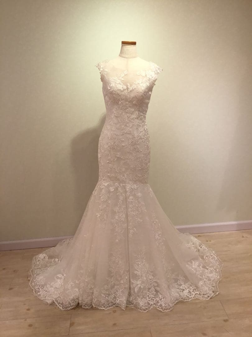 は*か様 オフホワイト マーメイドウェディングドレス