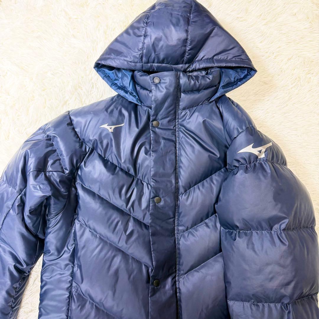 【希少サイズ】MIZUNO ミズノ　ロングダウンベンチコート サッカー　即日発送