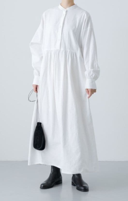 かぐれ コットンギャザーワンピース