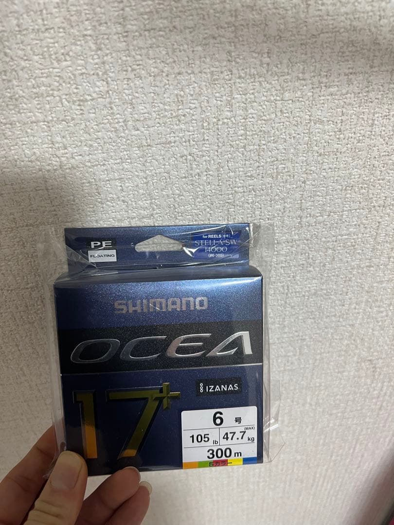 SHIMANO OCEA 17+ PEライン 300m 6号