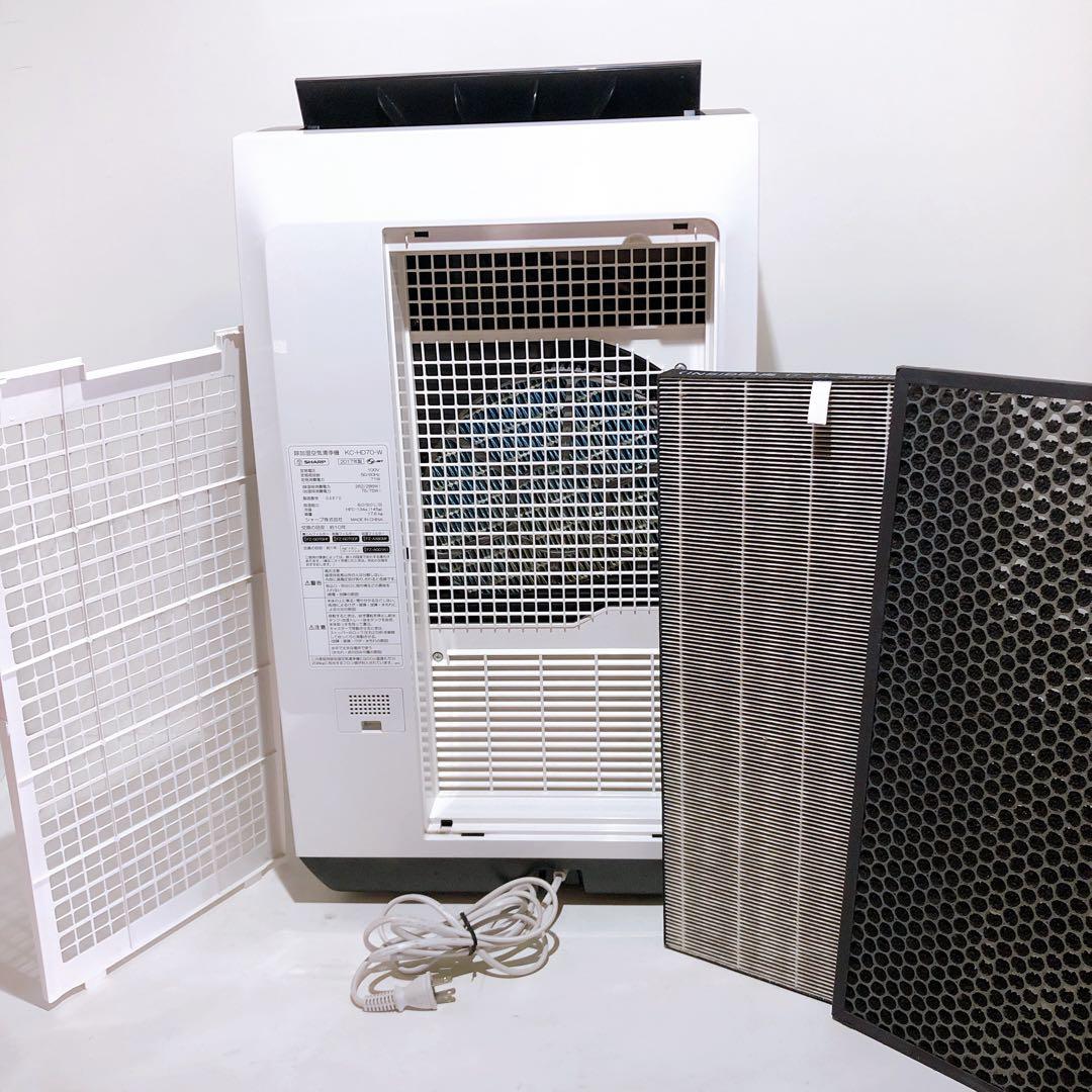☆シャープ 除加湿空気清浄機 KC-HD70-W 2017年製