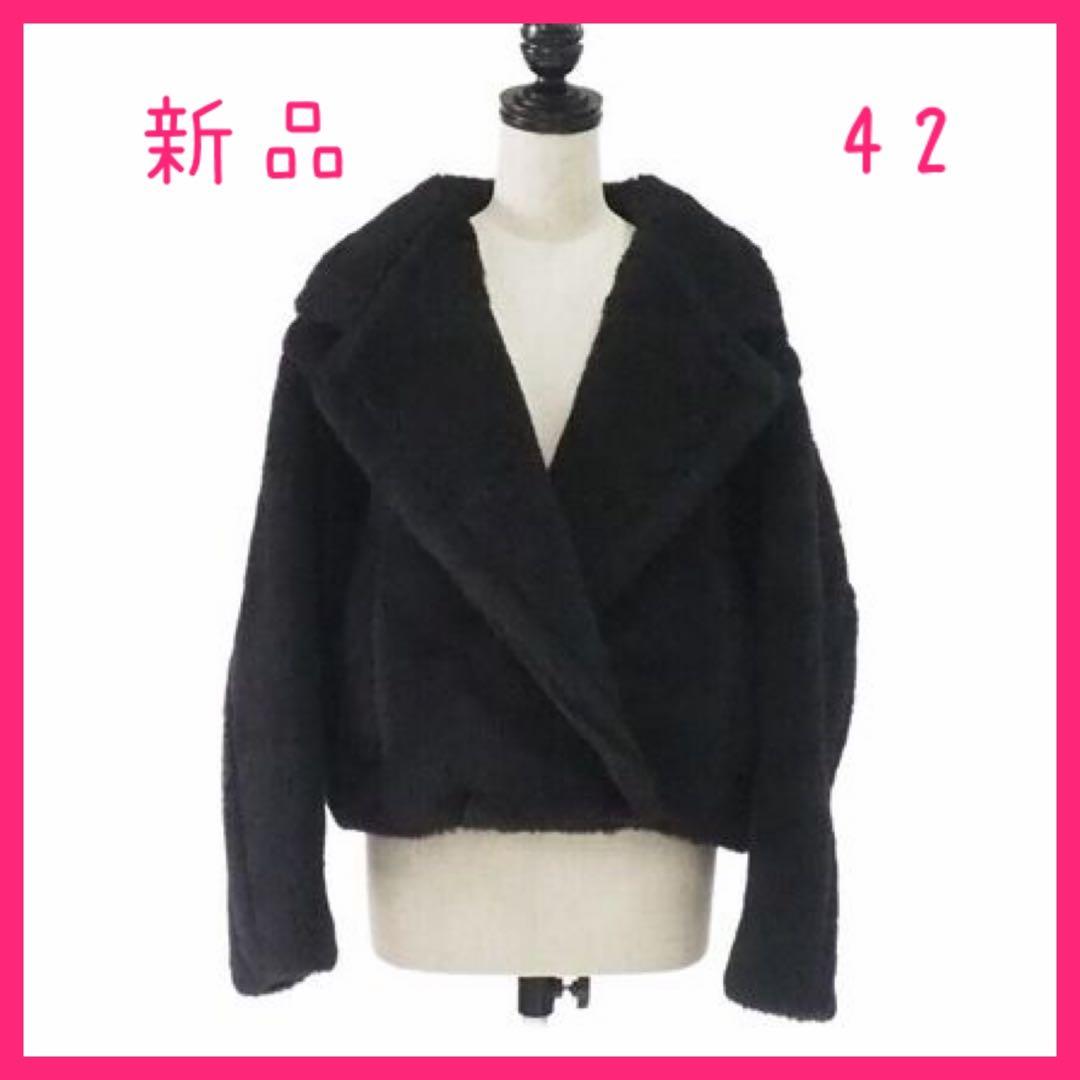 【新品鑑定付】L MAXMARA テディベアコート　オッジェーリ　ブラック