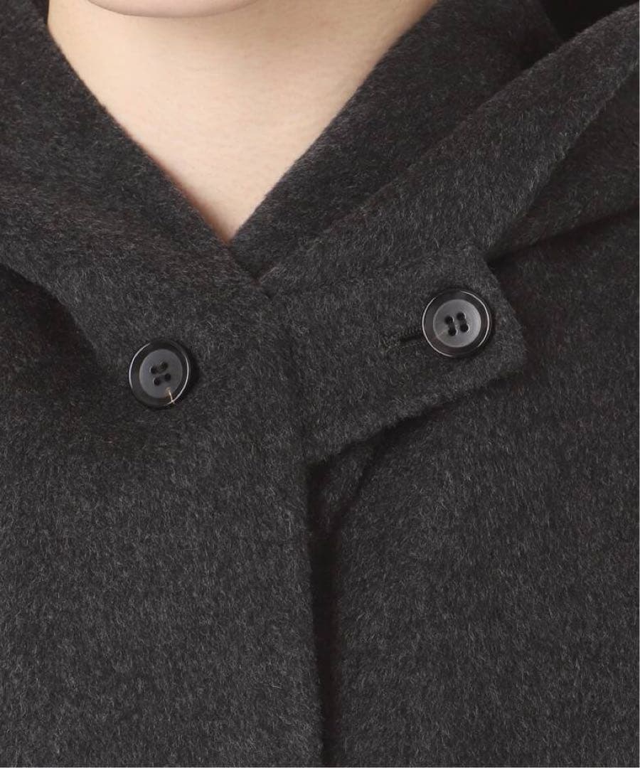 【25AW】FRAMeWORK SUPER160’s フーディショートコート