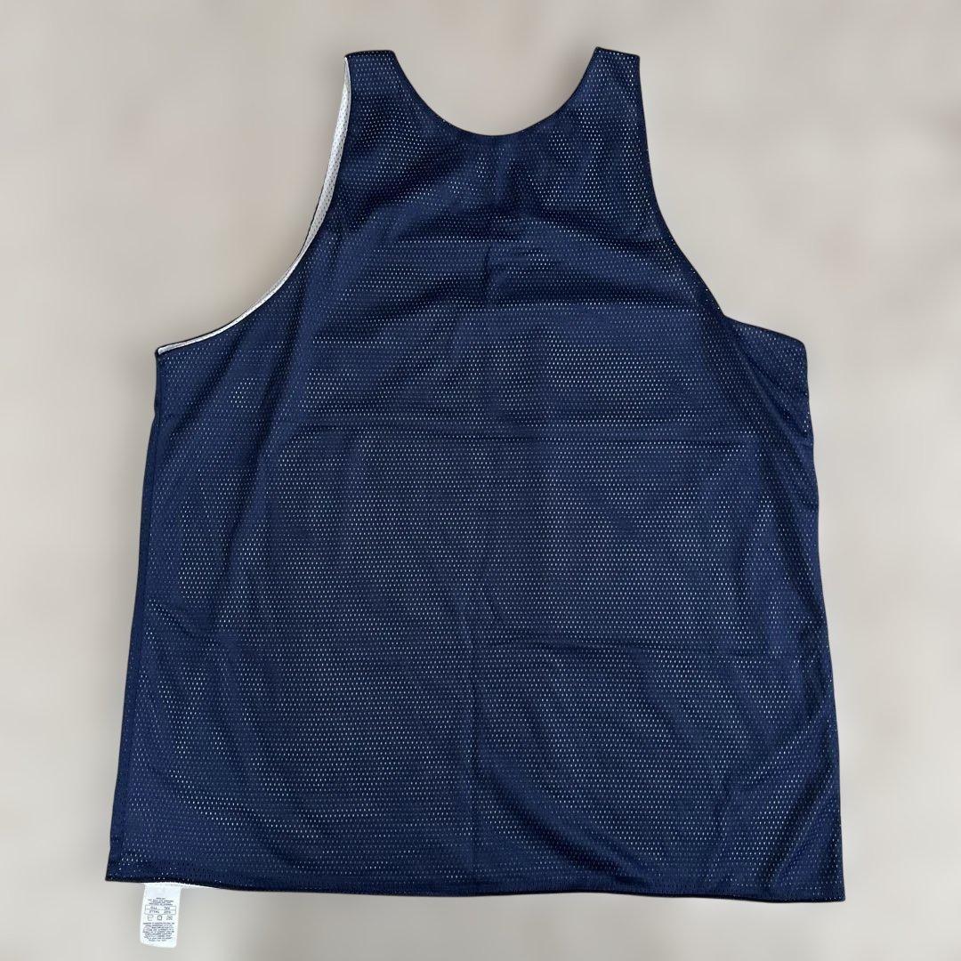 NIKE/ナイキ/リバーシブル/メッシュタンクトップ/紺×白