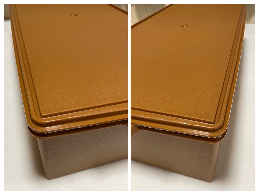 2個セット/タッパーウェア/ディープ/ロング/スーパーケース/セピア/#16