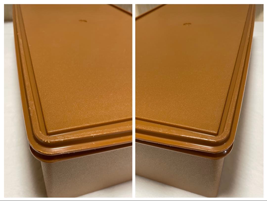 2個セット/タッパーウェア/ディープ/ロング/スーパーケース/セピア/#16