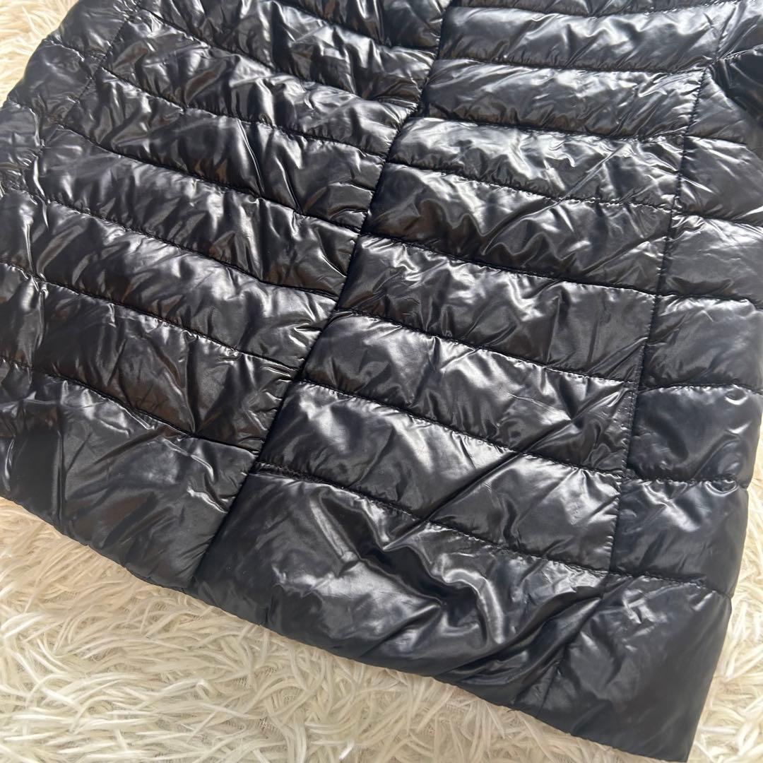 美品 HERNO ICONICO エミリア ケープ ダウンベスト 半袖　38 黒