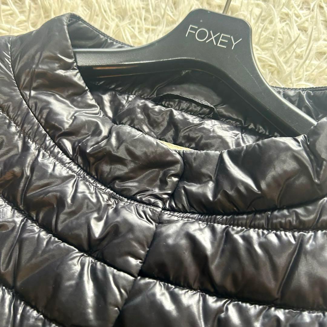 美品 HERNO ICONICO エミリア ケープ ダウンベスト 半袖　38 黒